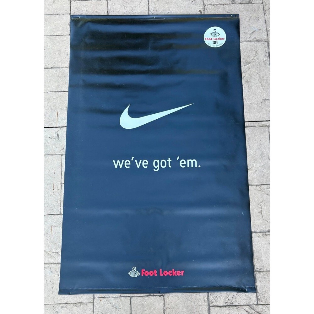 RARE Nike Footlocker 2004 Promotional In Store Display Banner We GOT EM
